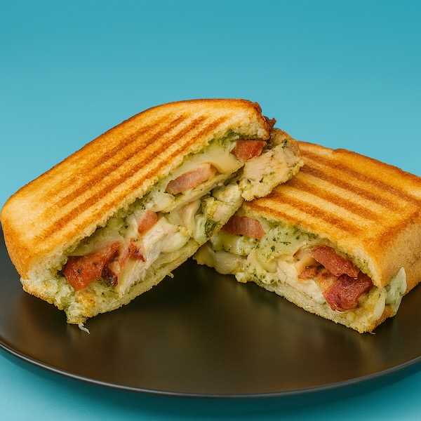 Chicken Bacon Pesto Panini